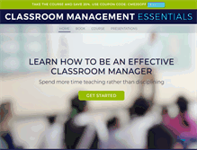 Tablet Screenshot of classroommanagementessentials.com